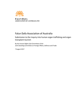 Falun Dafa Association of Australia Inc