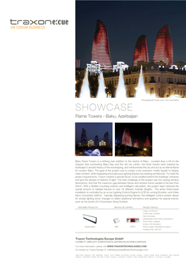 SHOWCASE Flame Towers - Baku, Azerbaijan