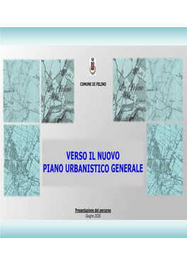 Verso Il Nuovo Piano Urbanistico Generale