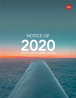 Notice of 2020