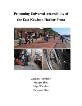 Promoting Universal Accessibility of the East Kowloon Harbor Front