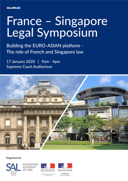 France – Singapore Legal Symposium