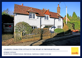 Charming Character Cottage in the Heart of Frensham Village