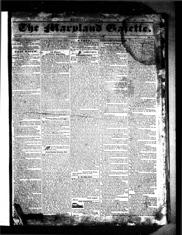 Maryland Gazette 01-1836.Pdf