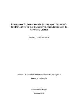 The Influence of R2p on Non-Forceful Responses to Atrocity Crimes