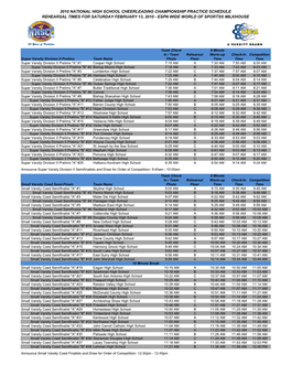 10 NHSCC Order of Comp