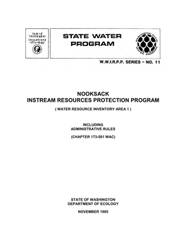 Nooksack Instream Resources Protection Program