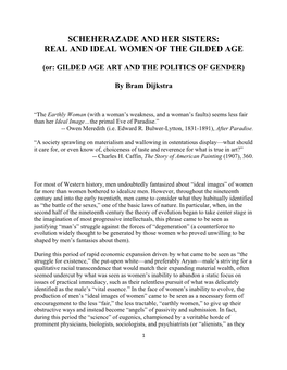 Real and Ideal Women of the Gilded Age