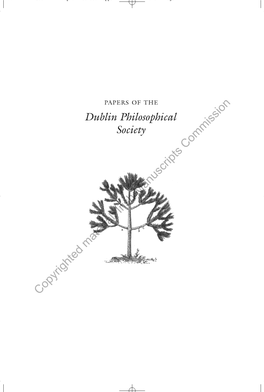 Dublin Philosophical Society Commission