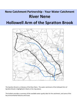 The Loddington Arm of the River Ise Is a Tributary of the River Nene