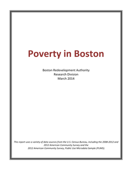 Poverty in Boston