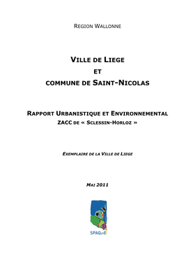 Ville De Liege Et Commune De Saint-Nicolas
