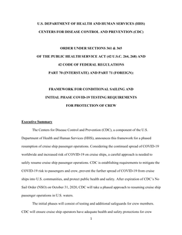 Framework for Conditional Sailing Order