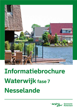 Informatiebrochure Waterwijk Nesselande