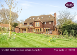 Crondall Road, Crookham Village, Hampshire Price Guide £1,100,000