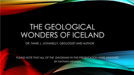The Geological Wonders of Iceland