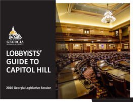 Lobbyists' Guide to Capitol Hill