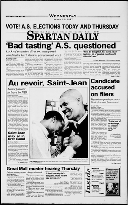 'Bad Tasting, A.S. Au Revoir, Saint-Jean