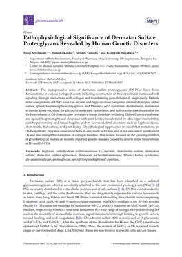 Pathophysiological Significance of Dermatan