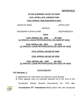 APPELLATE JURISDICTION CIVIL APPEAL NOS.9108-9109 of 2014