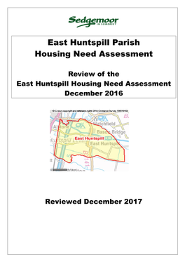East Huntspill Parish Housing Need Assessment