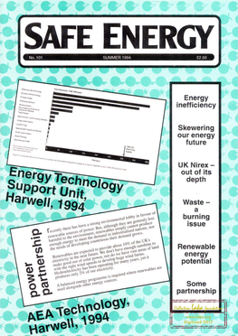 Out of Its Depth Waste- Renewable Energy Potential Some Partnership