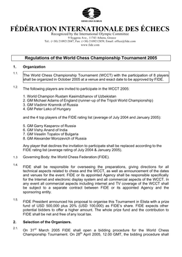 Fédération Internationale Des Échecs