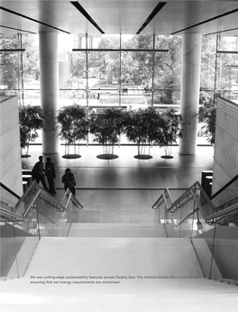 We Use Cutting-Edge Sustainability Features Across Godrej One. the Central Atrium Lets in Natural Light, Ensuring That Our Energy Requirements Are Minimised