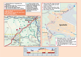 Igualada (Zie 2 Altsúria Deze Variant Voert 5.Sallent Weg Steeds RD Volgen Bij Ieder Coll De La Pinós Langs Het Klooster En Het Pollosa Stadskaart)