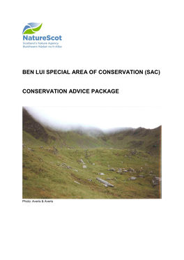 Conservation Advice Package