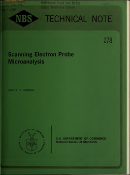 Scanning Electron Probe Microanalysis