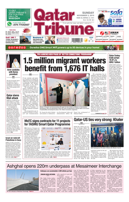 1.5 Million Migrant Workers Benefit from 1,676 IT Halls