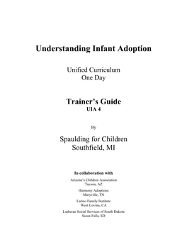 Understanding Infant Adoption