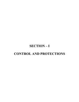 Chapter-1: Control and Protection General Considerations, Technology Development