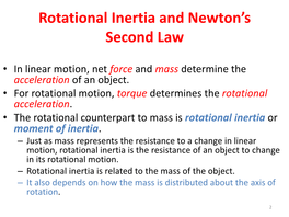 Chapter 8 Rotational Motion of Solid Objects