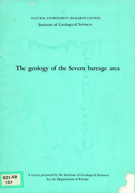 The Geology of the Severn Barrage Area