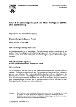 02.04.2020 (PDF, 1022Kb) Eheschließungen in Sachsen