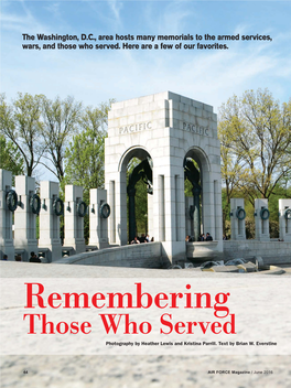 Remembering Those Who Served Photography by Heather Lewis and Kristina Parrill