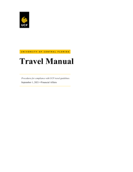 Travel Manual