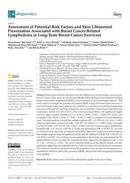 Assessment of Potential Risk Factors and Skin Ultrasound Presentation Associated with Breast Cancer-Related Lymphedema in Long-Term Breast Cancer Survivors