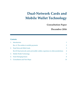 Dual-Network Cards and Mobile Wallet Technology