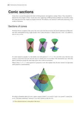 Conic Sections