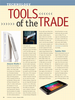 TECHNOLOGY TOOLS of Thetrade