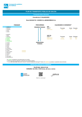 Plan De Transporte Público De Galicia