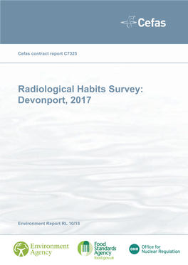 Radiological Habits Survey: Devonport, 2017