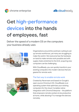 Get High-Performance Devices Into the Hands of Employees, Fast
