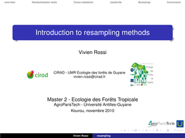 Introduction to Resampling Methods