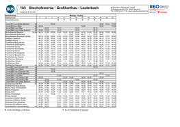 185 Bischofswerda - Großharthau - Lauterbach Paul-Neck-Straße 139, 02625 Bautzen Tel