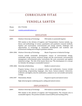 Curriculum Vitae