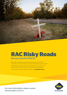 RAC Risky Roads Survey Results 2016/17